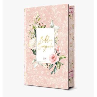 Imagem de Livro - Bíblia Sagrada Flores Rosa - NVI