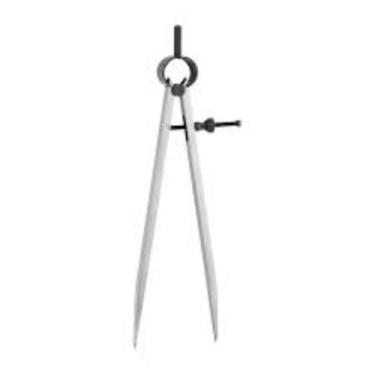 Imagem de Compasso De Ponta Reta 200Mm 954 - Nove54