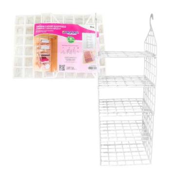 Imagem de Organizador Suspenso Dobrável de 5 Níveis - Branco - Fullcommerce