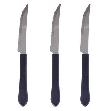 Imagem de Conjunto de Facas 3 Peças Tramontina Leme 23180/304 Preta