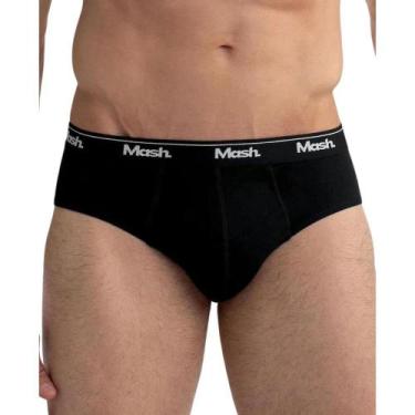 Imagem de Cueca Slip Mash 010.04U Algodão, Preto, M