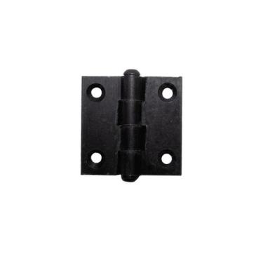 Imagem de Dobradiça Comum Em Alumínio Preto 50 X 40 Mm Mk, Comum, Leve, Alumínio