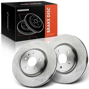 Imagem de A-Premium Rotores de freio a disco ventilados dianteiros de 12,80 polegadas (325 mm) compatíveis com modelos selecionados Ford & Lincoln - Explorer 2011-2019, Taurus 2010-2019, Flex 2009-2019, MKS