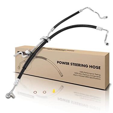 Imagem de A-Premium Conjunto de mangueira de retorno e pressão de direção hidráulica compatível com Subaru Forester 2005-2008 Impreza 2005-2007 H4 2.5L Replace# 34610SA090