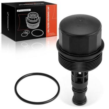 Imagem de A-Premium Tampa da caixa do filtro de óleo com O-Rings compatíveis com Mercedes Benz C230 C250 C380 C300 C350 E280 E300 E350 GL450 GL500 GL550 GLK280 GLK300 GLK350 ML350 ML450 ML5500, ML5ML550 S400 S450 S550