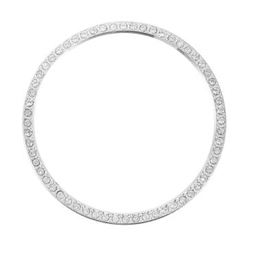 Imagem de UKCOCO Compatível com Samsung Galaxy Watch 3 Watch Bisel Diamante Adesivo Bisel Capa de Anel Anti Arranhões Acessório de Capa de Proteção 45mm 41mm