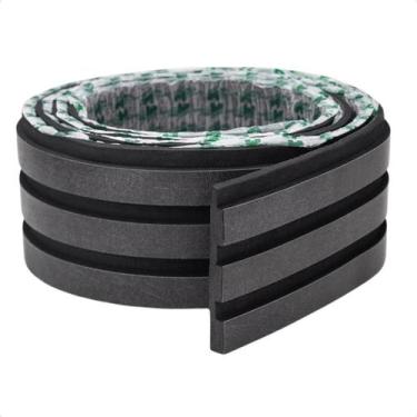 Imagem de Painel Ripado Laminado De Eva Autocolante Flexível Rolo 10Mt - Meu Rod