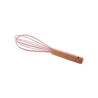 Imagem de Batedor De Claras 24.5cm 1481 Silicone C- Cabo De Bambu Lyor