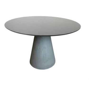 Imagem de Mesa de Jantar Cone Concreto 140 cm Tampo Laqueada - Personal Decor, P