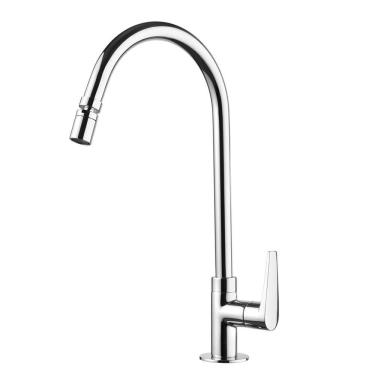 Imagem de Torneira para Banheiro Lorenzetti 1195 C32 Inox 1/4 de Volta