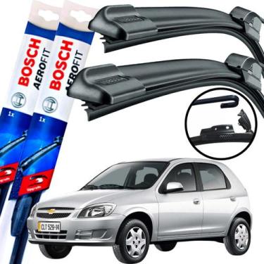 Imagem de Palheta Limpador De Parabrisa Par Dianteiro Silicone Bosh Chevrolet Ce
