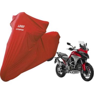 Imagem de Capa de proteção para Moto Ducati Multistrada 1260 S Luxo - Mz, Vermel
