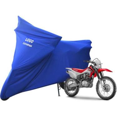 Imagem de Capa Protetora Para Cobrir Moto Honda CRF 230F Sob Medida - Mz, Azul