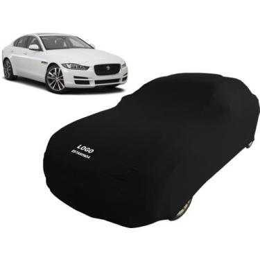 Imagem de Capa Automotiva Jaguar Xe Tecido Helanca Cor Preta - Mz, Preta