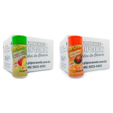 Imagem de Temperos Pipoca Frascos - 12 Tomate E Queijo + 12 Frango - Flavored Po