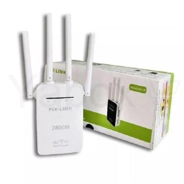 Imagem de Repetidor De Wifi 4 Antenas Amplificador De Sinal Pix-Link - Ybx