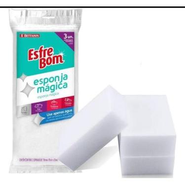 Imagem de Esponja Magica Esfrebom Bettanin 3 Unidades