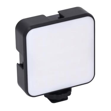 Imagem de Luzes de Vídeo RGB, 3 Temperaturas de Cor RI 95+ 3000-6500K LED para Câmera Com 3 Montagens de Sapata Fria, Orifício de Parafuso de 1/4 de Polegada, Iluminação Fotográfica