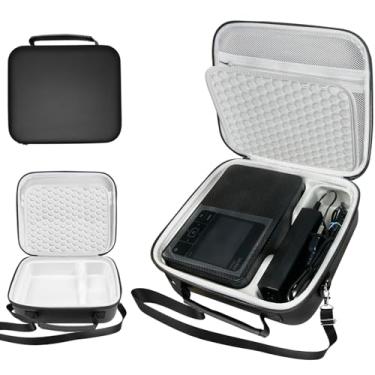 Imagem de Akouta Capa rígida de armazenamento compatível com impressora fotográfica colorida sem fio Canon Selphy CP1300 CP1500 CP1200, design para atividades ao ar livre e viagens, capa protetora para