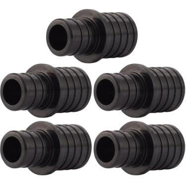Imagem de SharkBite 1 x Acoplamento Redutor de Crimpagem de Poliéster de 1,9 cm, Pacote com 5, PEX Pipe, PE-RT, UP060A5