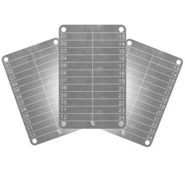Imagem de Cold Wallet de Metal Bitcoin Seed Phrase Storage para Criptomoedas - Aço Inox 304 - TL PRO (3 UN.)
