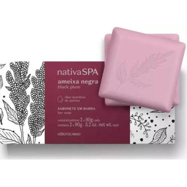 Imagem de Sabonete Ameixa Negra - Nativa Spa - 02 barras - Mais vendido - O Boti