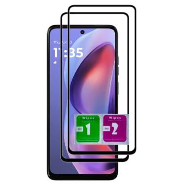 Imagem de 2x Pelicula Vidro 3d Proteção Temperado Para Moto G05 - Mustangshop