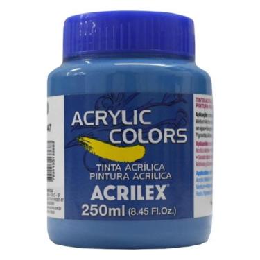 Imagem de Tinta Acrylic Colors 250ml G1 347-azul C. Acrilex, 347 - AZUL CERULEO