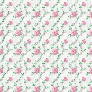 Imagem de Papel De Parede Floral Rosas Vermelhas Autocolante Sala