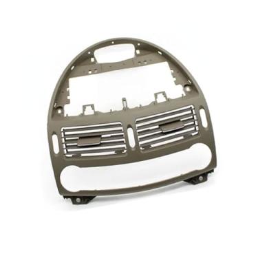 Imagem de Goodithy Compatível com Mercedes Benz E-Class W211, capa de saída de saída de ar central frontal, grade de ar condicionado painel de ventilação CA substituição do acabamento do alto-falante 2118300054