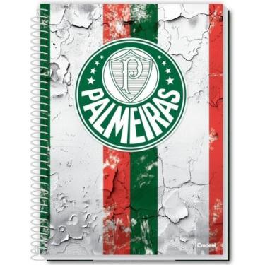 Imagem de Caderno escolar Palmeiras 16 Matérias 256fls - Credeal