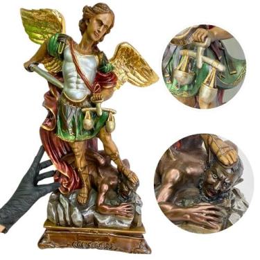 Imagem de Imagem De São Miguel Arcanjo Grande Resina Santos Católicos - Europio