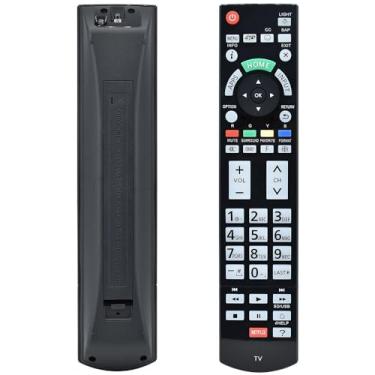 Imagem de XINFUTE Novo N2QAYB000862 adequado para controle remoto Panasonic Viera TV TC-P55VT60 TC-P60VT60