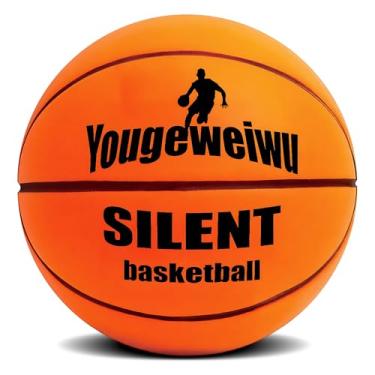 Imagem de Silent Basketball, Dribble Dream Silent Basketball, 2025 Upgrade Silent Basketball Drible Interior, Espuma de Basquete Indoor Treinamento Bola Silenciosa Presente para Jovens (Laranja/Nº 7)