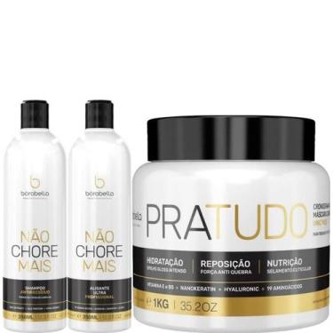 Imagem de Progressiva Borabella Não Chore 2x350ml + Pratudo 1kg