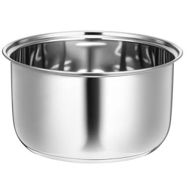 Imagem de Baderke Panela Interna de Aço Inoxidável 304, Compatível com Zojirushi NS-TSC10, 5,5 Xícaras, 3L, Tigela Interna de Substituição, Prata