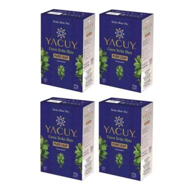 Imagem de 4 Erva Mate Chimarrão Terere Yacuy GREEN PURA FOLHA