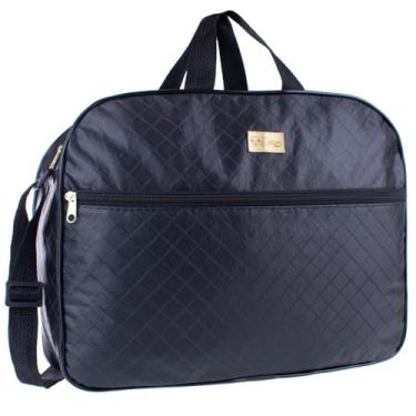 Imagem de Bolsa Saída Maternidade Grande Menino/Menina Multifunção (Preto)