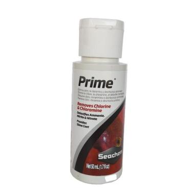 Imagem de Seachem Prime 50ml - Remove Cloro e Amônia da água