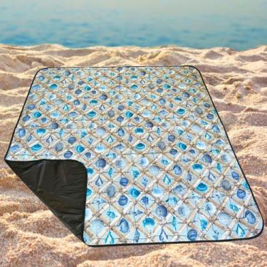 Imagem de Esteira Casal para Praia/Piscina/Resort IMPERMEÁVEL, Dobrável e Seca R