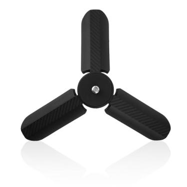 Imagem de Tripé portátil para DJI Osmo Pocket 3 e 2, interface rosqueada de 1/10.2 cm, mini suporte preto, compatível com Osmo Pocket 3 e 2, suporte de mesa