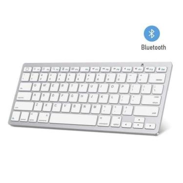 Imagem de Teclado Bluetooth Sem Fio Pc Notebook Tablet Samsung Abnt2 - Kapbom, B
