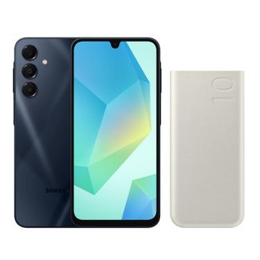 Imagem de A16 5G 128GB - Azul Escuro + Bateria Carregador Portátil 2x USB-C, 10000mAh, Super Rápida 25W - Bege