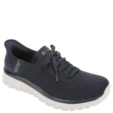 Imagem de Skechers Tênis feminino Graceful-First Blush Hands Free Slip-ins, Azul marino, 37