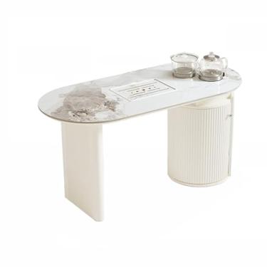 Imagem de Mesa de Chá Mesa multifuncional para fazer chá, placa de pedra, mesa de centro kung fu, mesa de jantar para sala de estar, escritório Mesa Lateral