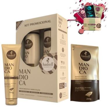 Imagem de Kit Haskell Mandioca Promopack 500ml + Leave-in 150gr