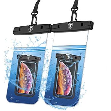 Imagem de Takfox Bolsa impermeável para celular Samsung Galaxy S25 Ultra S24 Plus S23 S22 S21 FE Note 20 A02S A03S A13 A14 A15 A16 A51 A71 A23 A35 A55 A56 iPhone 16 Pro Max Capa seca para celular - Embalagem