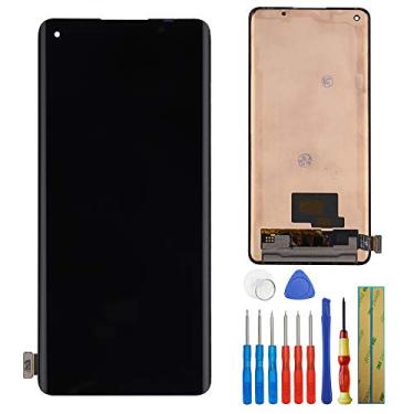 Imagem de E-yiiviil Tela LCD compatível com OnePlus 8 IN2013 IN2017 16.6 cm Display LCD Touch Screen Assembly com ferramentas