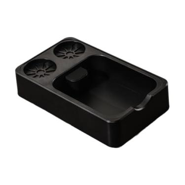 Imagem de Ｂｅｓｇａ Estação de absorção Espresso Organizador de café expresso Non Slip Station Base Material PP seguro para de barra de cafeteria, Preto