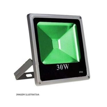 Imagem de Refletor Led 30w Bivolt Verde Xl Power